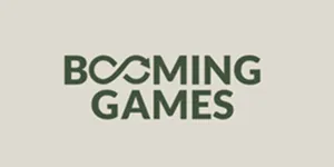 Booming Games logo – Ontwikkelaar van online gokkasten en casinospellen