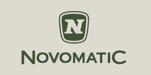 Novomatic logo – Ontwikkelaar van online gokkasten, casino software en landbased spellen