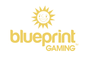 Blueprint Gaming logo – bekende spelontwikkelaar van online gokkasten en branded slots