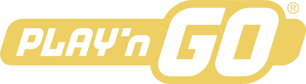 Play’n GO logo en overzicht van populaire online casinospellen.