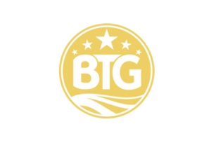 Big Time Gaming logo en overzicht van Megaways-slots.