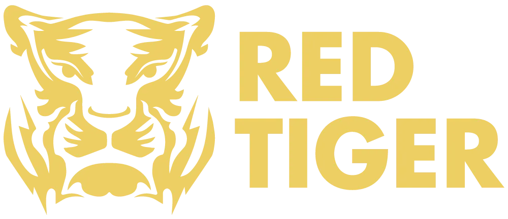 Red Tiger Gaming logo en overzicht van moderne online slots.
