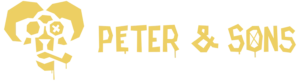Peter & Sons logo en overzicht van artistieke online slots.